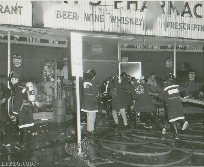 1961: St. Mary's Pharmacy fire